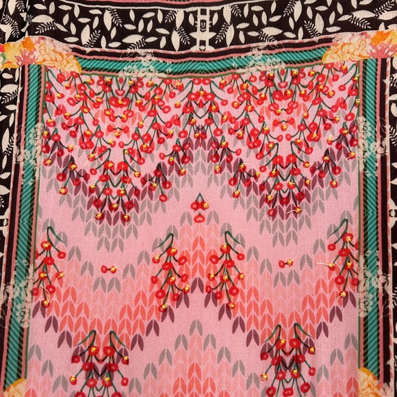 ANTHROPOLOGIE BHANUNI By JYOTI. Alessandra Maxi Dress ~ Multi-Color Print 2 - Picture 6 of 8